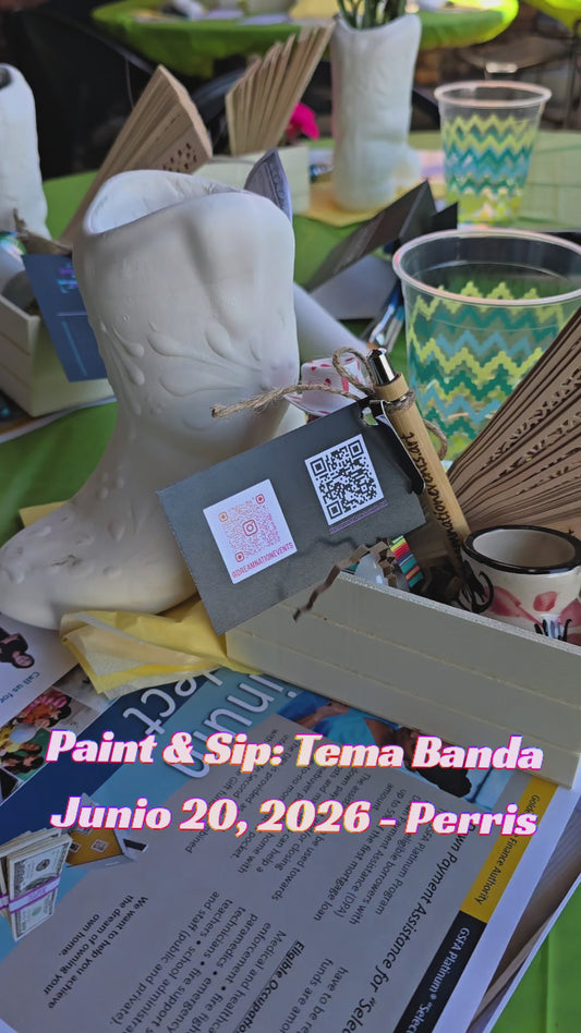 Día de Padres Paint and Sip: Tema banda