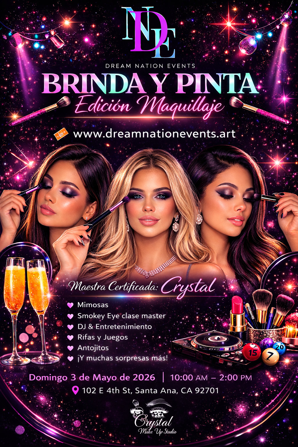 💄🎨 Brinda y Pinta: Edición Maquillaje ✨🥂