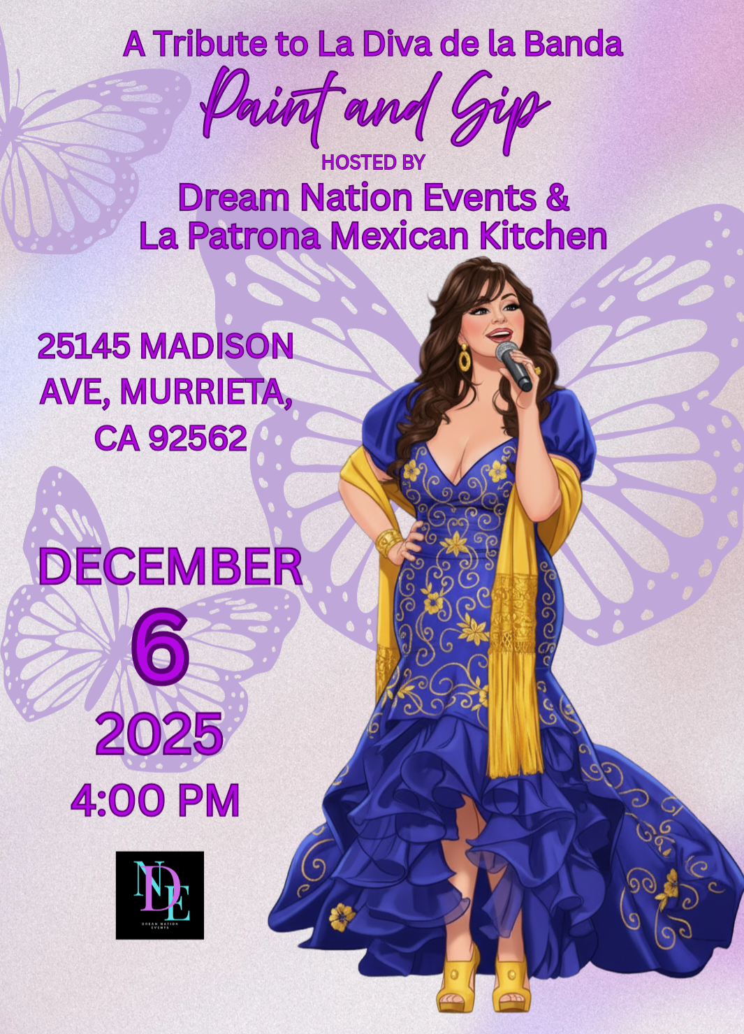 Paint and Sip - Remembering Jenni Rivera